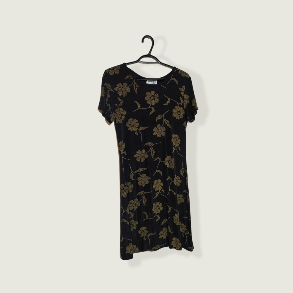 Vintage Paul Harris Maxi Floral Dress szS